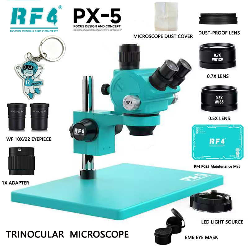 RF4 Stereo Trinocular Microsco - Stereo Trinocular Microscope Pcb ulasan dan harga