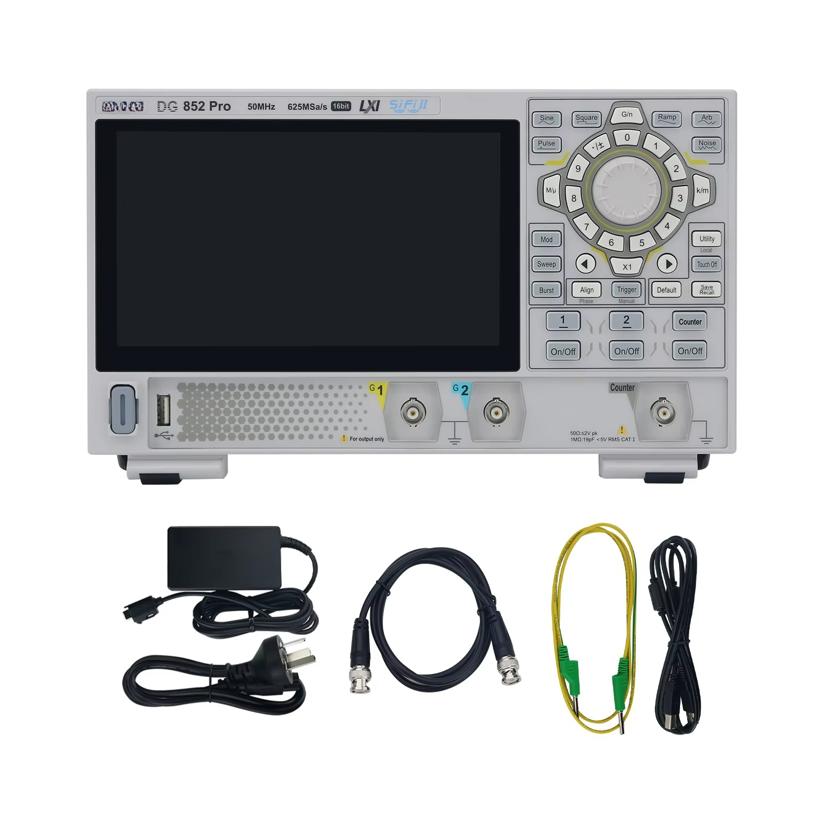 RIGOL DG852 Pro 50MHz Dual Cha - Function Arbitrary Waveform Generator ulasan dan harga