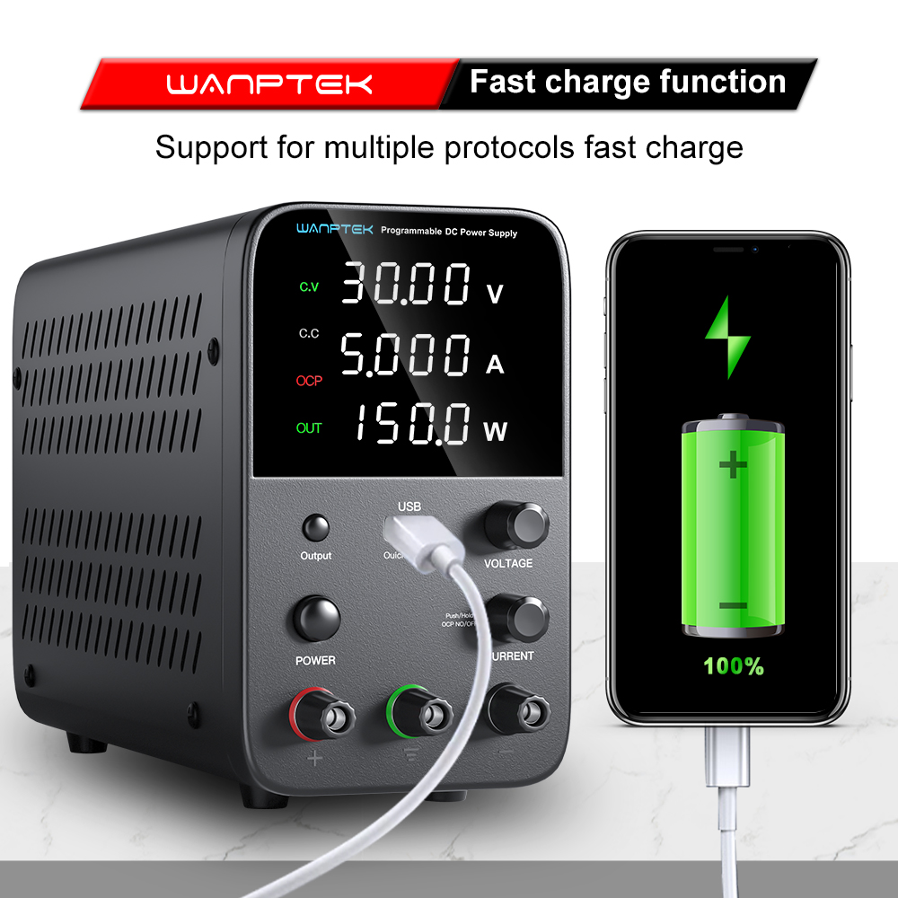 Wanptek Programmable DC Power  - Programmable Dc Power Supply 30V 10A ulasan dan harga