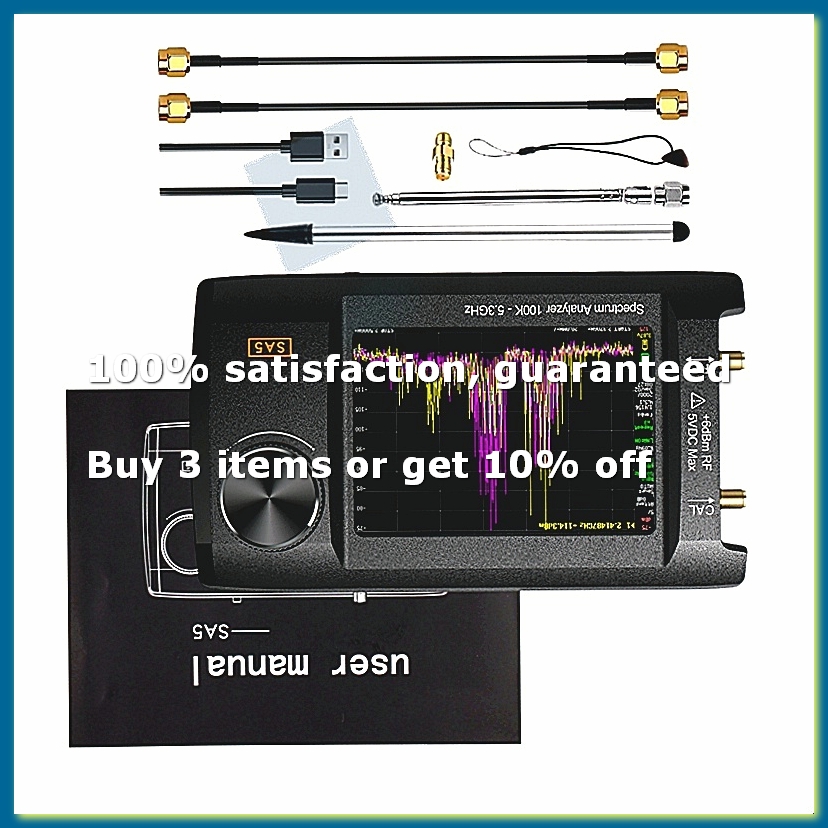 ●Newest 4inch IPS LCD SA5 Spec - Signal Generator Spectrum Analyzer ulasan dan harga