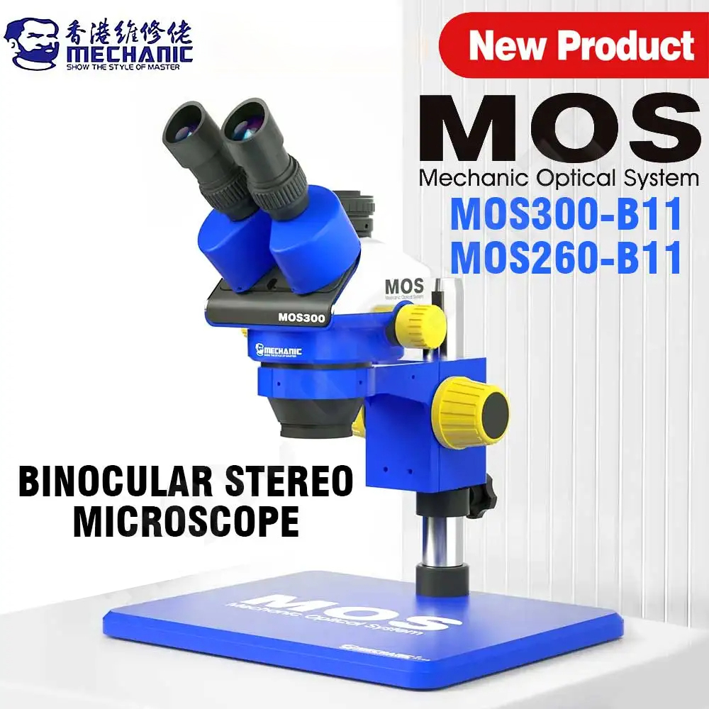 MECHANIC MOS260-B11/MOS300-B11 - Stereo Trinocular Microscope Pcb ulasan dan harga