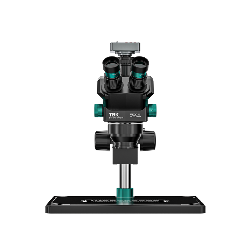 TBK 701A Trinocular Stereo Mic - Stereo Trinocular Microscope Pcb ulasan dan harga