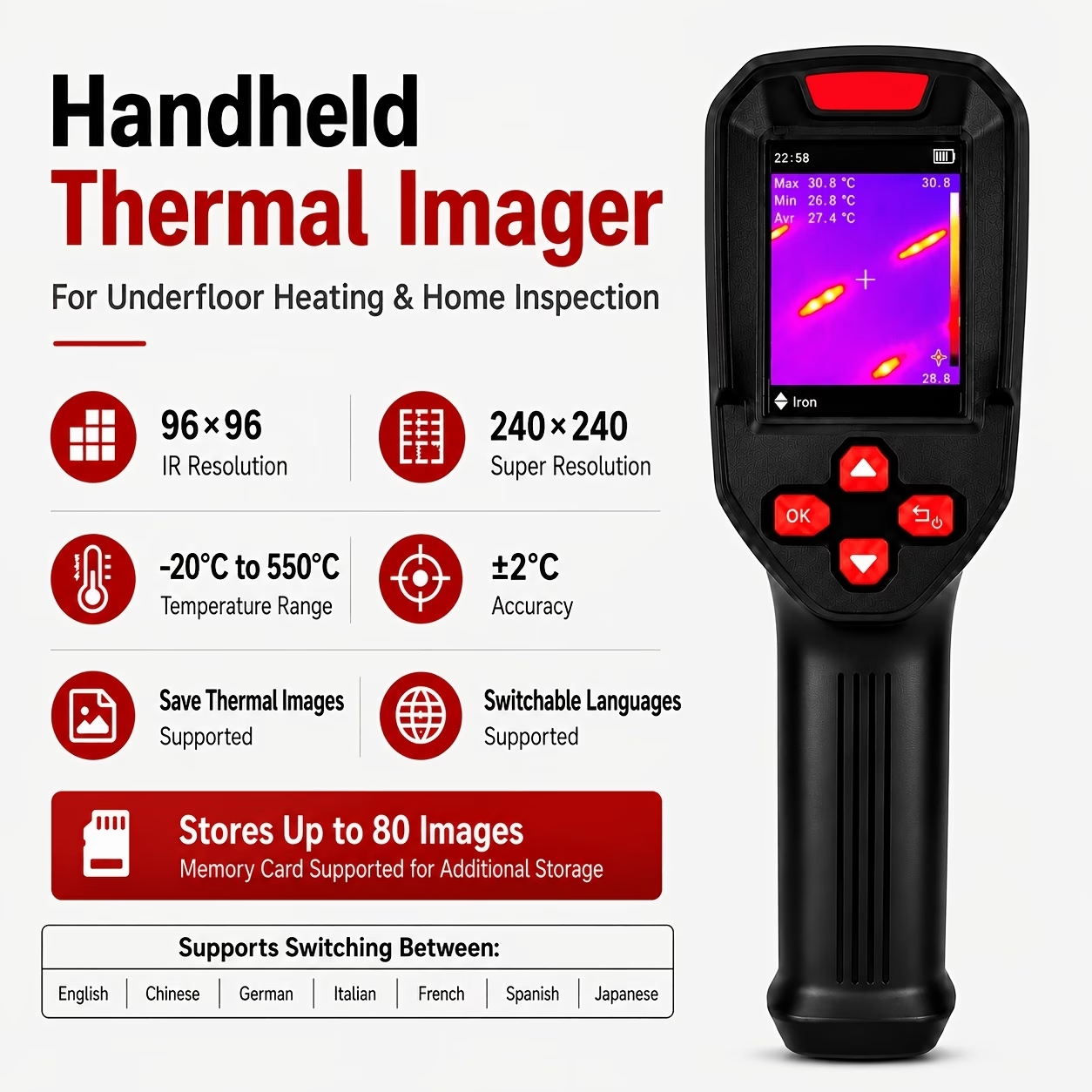 USB Rechargeable Thermal Imagi - Thermal Imaging Camera Pcb Repair ulasan dan harga