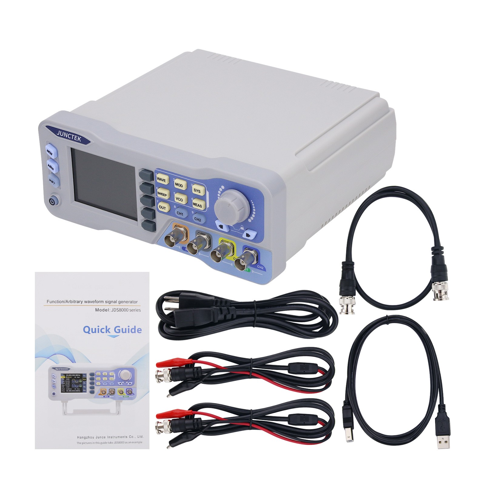 In stock JDS8080 80MHz Dual Ch - Function Arbitrary Waveform Generator ulasan dan harga