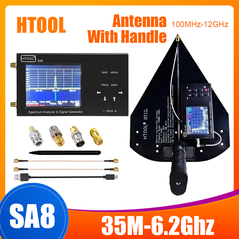 HTOOL SA8 Spectrum Analyzer 35 - Signal Generator Spectrum Analyzer ulasan dan harga