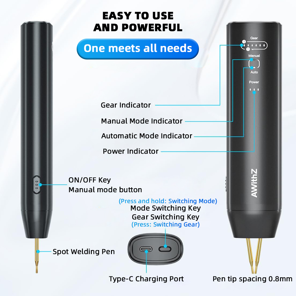 Awithz Portable Battery Spot W - Spot Welder 18650 Battery Pack ulasan dan harga