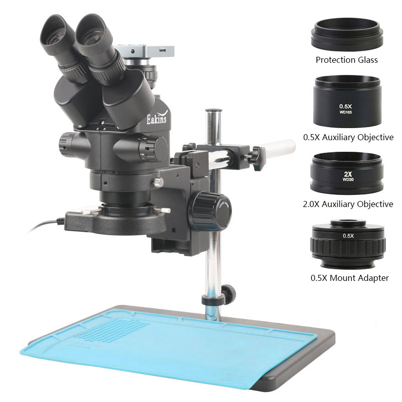 8.3MP 4k 1080P HDMI USB Video  - Stereo Trinocular Microscope Pcb ulasan dan harga