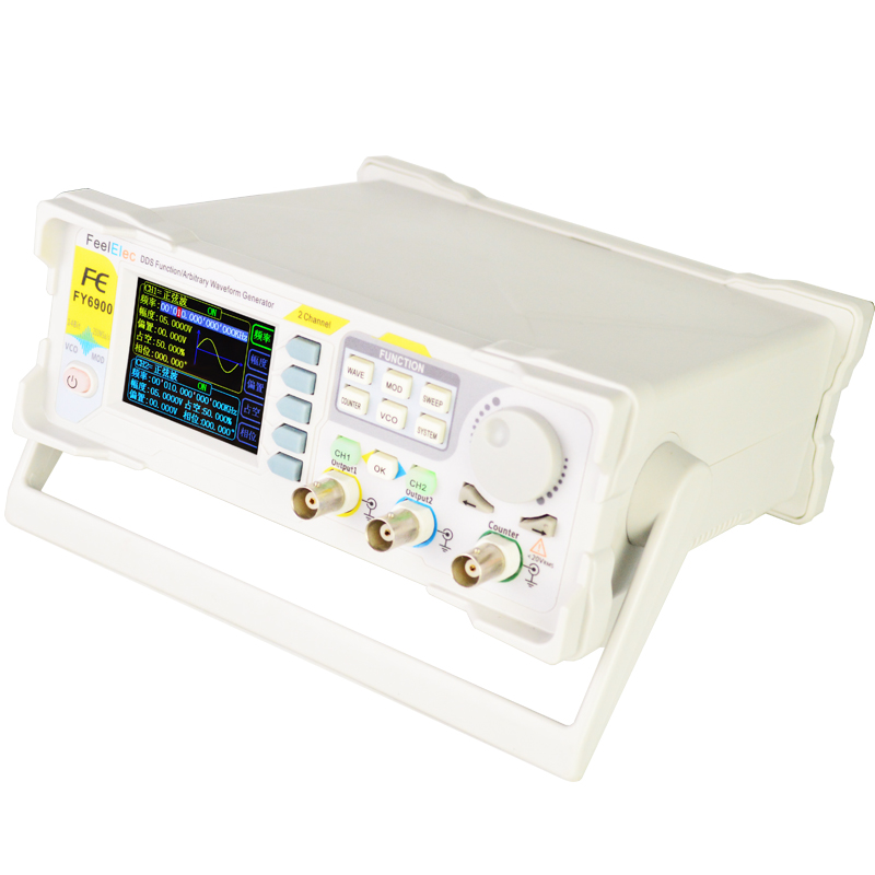 New FY6900 60MHz Dual Channel  - Function Arbitrary Waveform Generator ulasan dan harga
