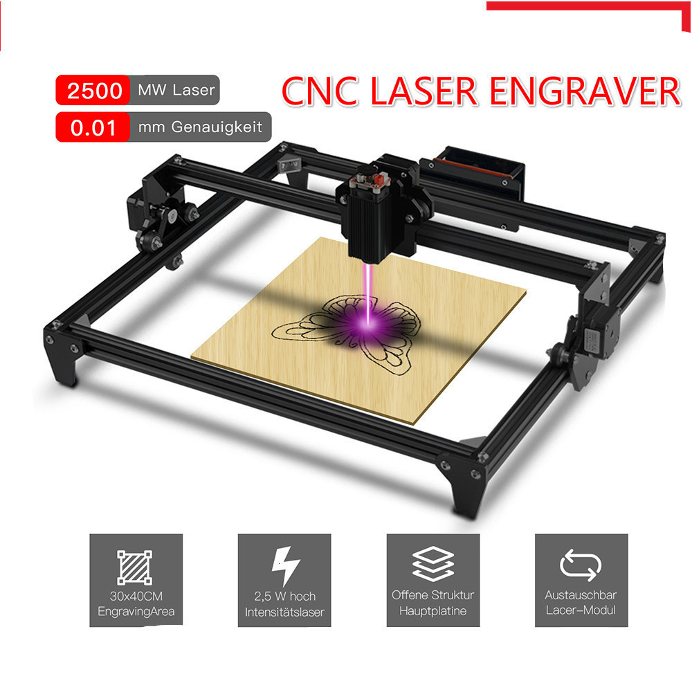 30*40cm Mini 2500MW CNC Laser  - Mini Laser Engraver Cnc Router ulasan dan harga