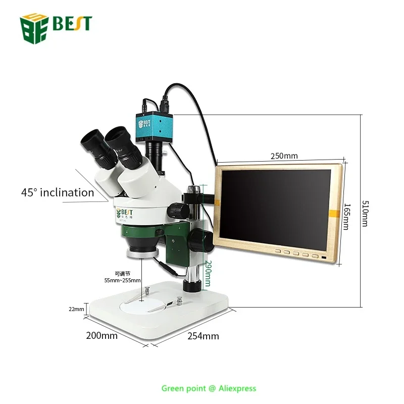ZS7045 SERIES Stereo Digital Z - Stereo Trinocular Microscope Pcb ulasan dan harga