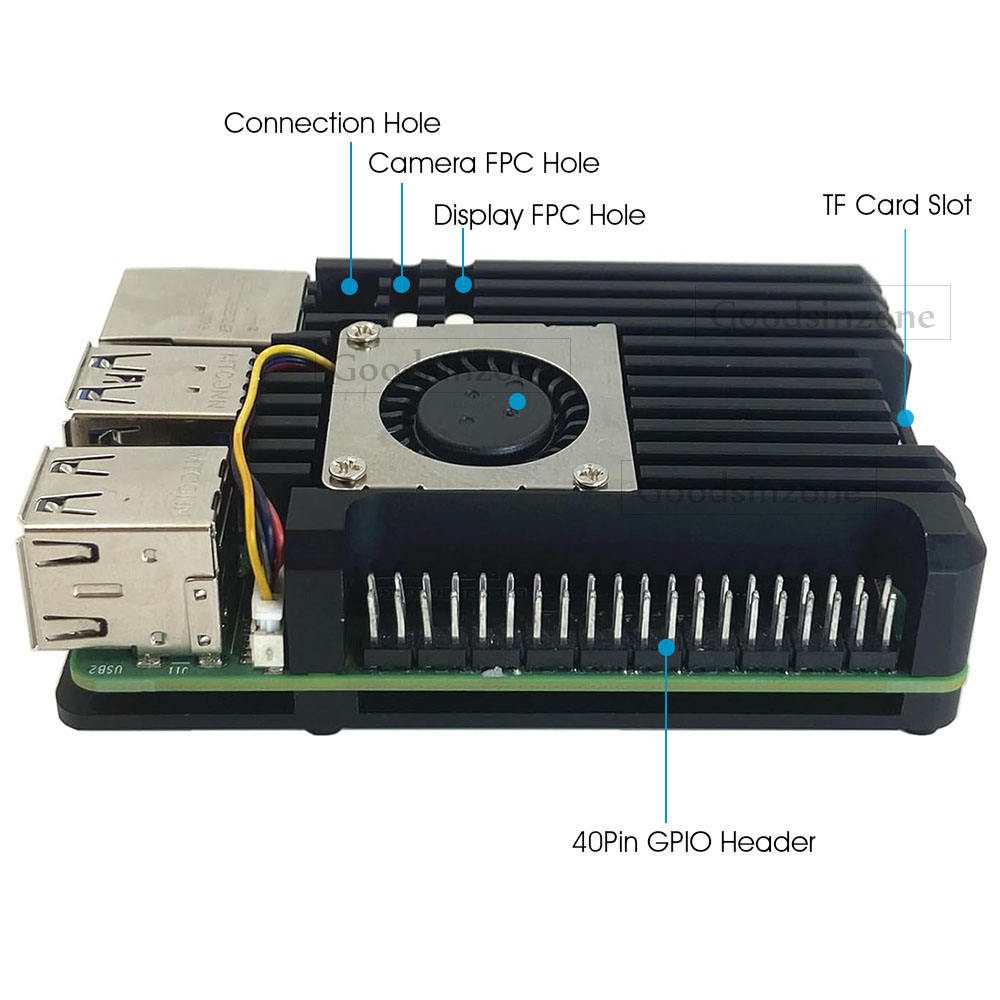 Raspberry Pi 5 Aluminum Alloy  - Raspberry Pi 5 8Gb Kit ulasan dan harga