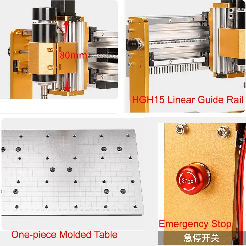 Linear Guide Rail Offline Alum - Mini Laser Engraver Cnc Router ulasan dan harga