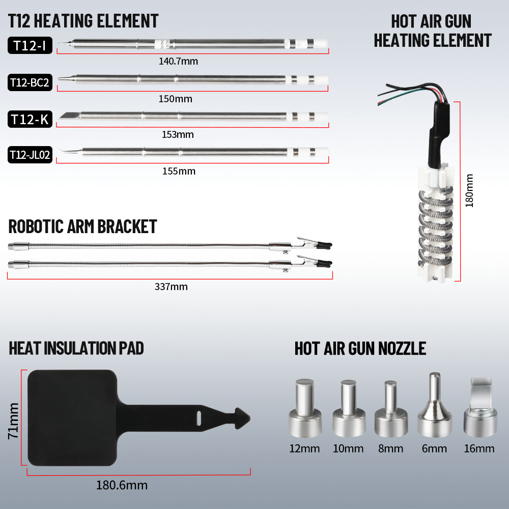 Kaisi 8512P Soldering Station  - Hot Air Rework Station T12 ulasan dan harga