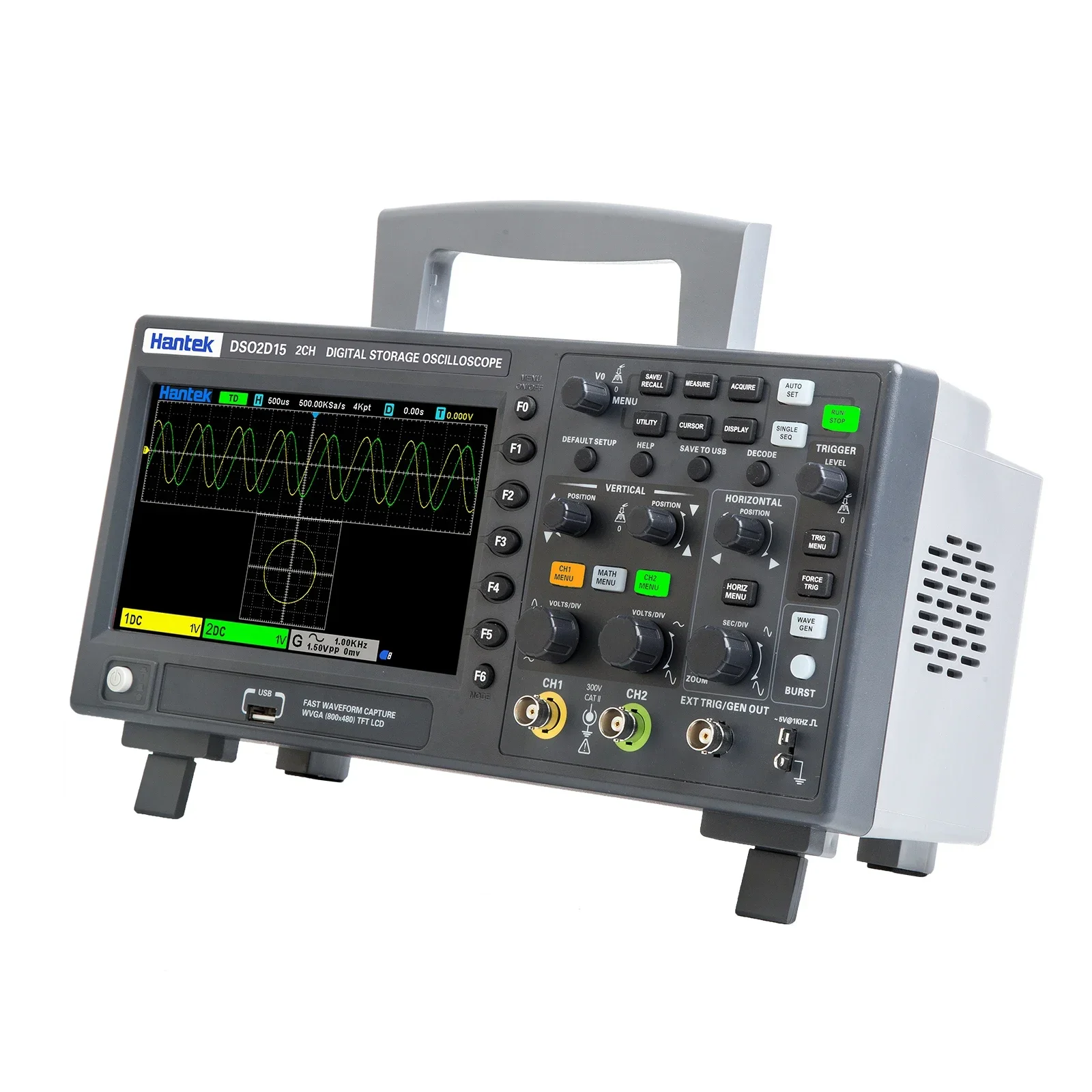 Sensitivity Hantek Signal Gene - Digital Storage Oscilloscope 100Mhz ulasan dan harga