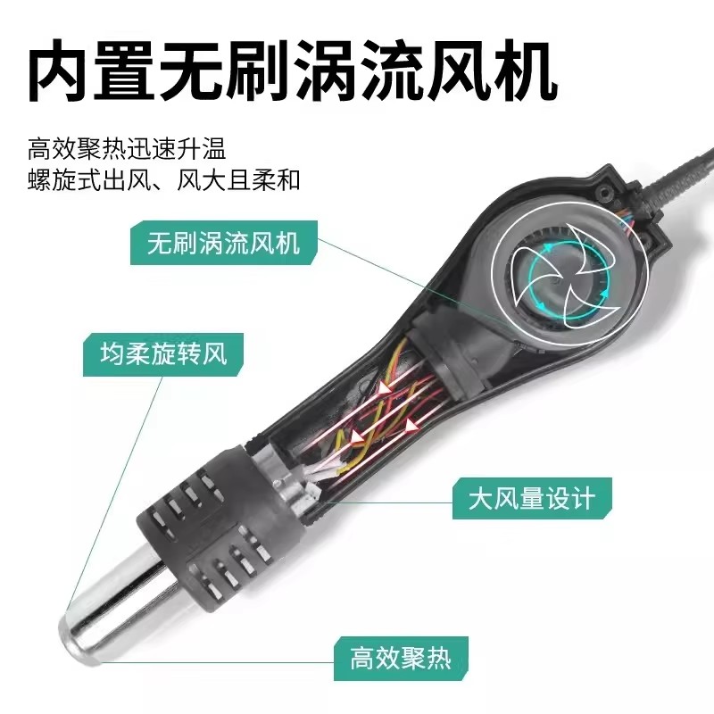 8858 Hot Air Gun Handle Access - Hot Air Rework Station T12 ulasan dan harga