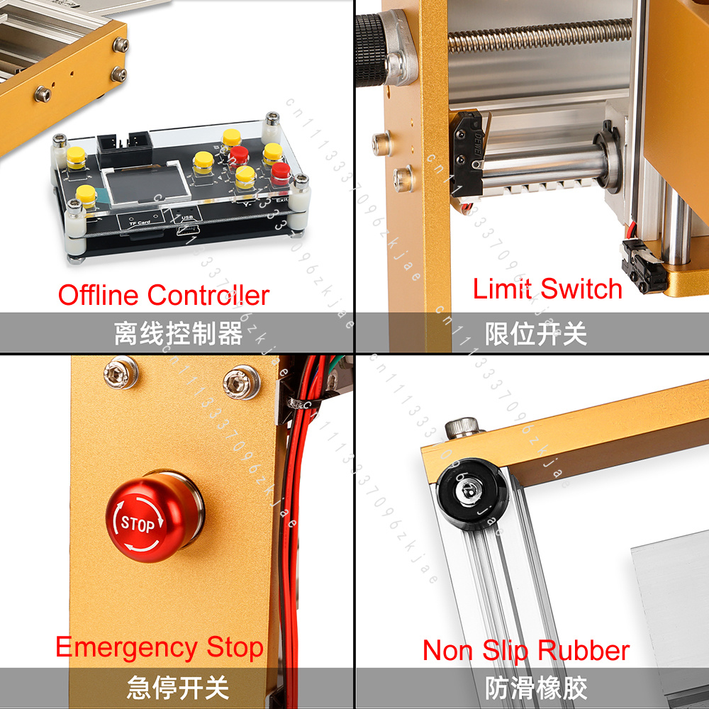Offline Aluminum Mini CNC Rout - Mini Laser Engraver Cnc Router ulasan dan harga